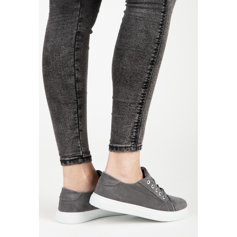 Ažur tenisice siva 2