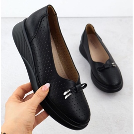 Cipele na crnoj platformi za otvoreni otvor Vinceza 7896 1