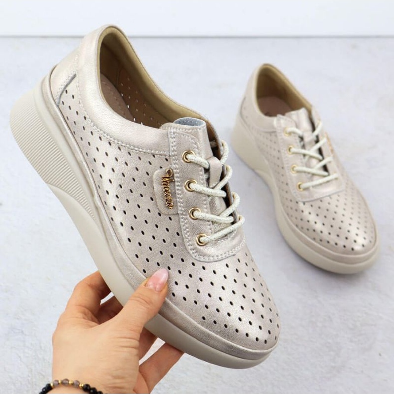 Vinceza Openwork Sportske cipele 7890 Zlotys zlatna 1