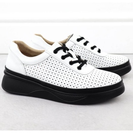 Otvorene cipele na bijeloj platformi Vinceza 79506 bijela 2