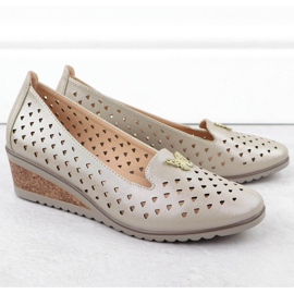 Vinceza Otvorene cipele u Vincezu 58472 JAN359 zlatni 2