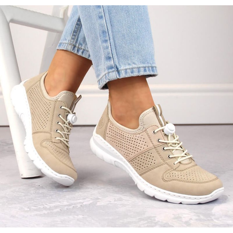 Rieker L3254-62 bež sportske cipele 2