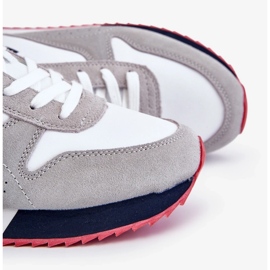 Muške sportske cipele Memorija pjena Big Star LL174160 Bijela s sivom 1