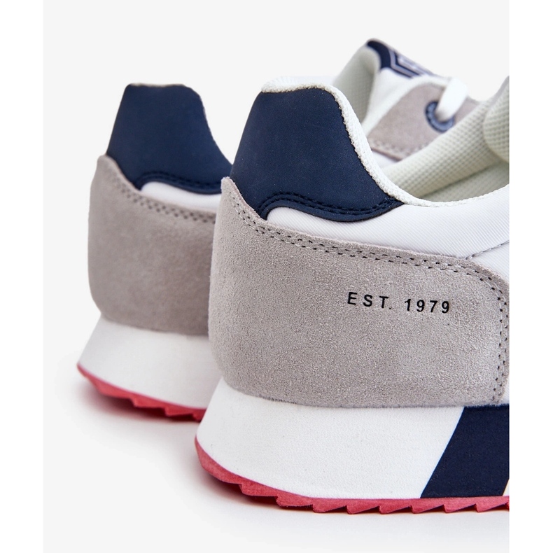 Muške sportske cipele Memorija pjena Big Star LL174160 Bijela s sivom 2