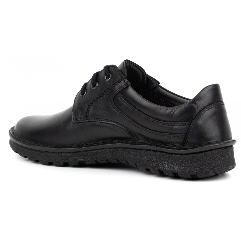 Kampol Klasične muške cipele 15KAM, crna koža crno 1