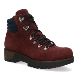 Olivier Ženske burgundske ženske čizme 5-0958-034 crvena 1