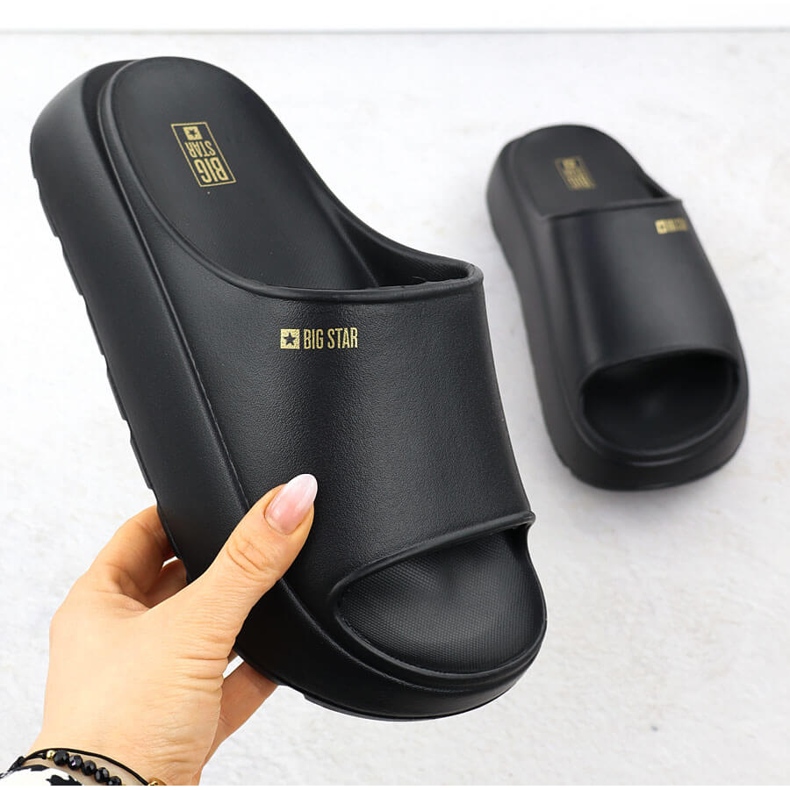 Big Star Ženski sportovi lepršaju na gustom jedinom crnom velikom zvijezdi RR274A567 crna 1