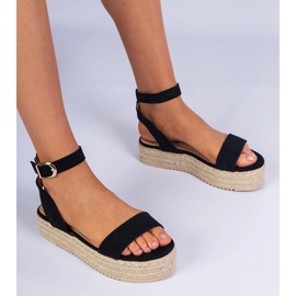 Crne espadrilles na platformi crno 1