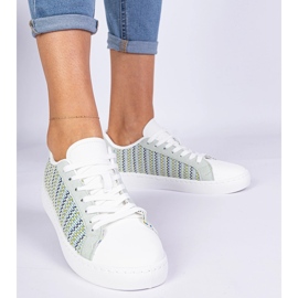 Zelene ženske materijalne tenisice zelena 1