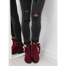 Čizme Jodhpur čizme bordo DR11798-64 vino crvena 1