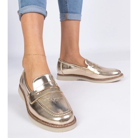 Golden Classic Women Loafers zlatna 1