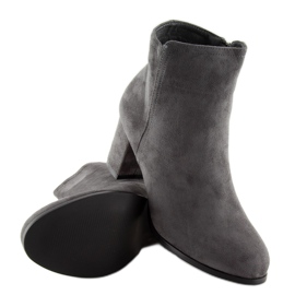 Klasične sive visoke potpetice siva 2