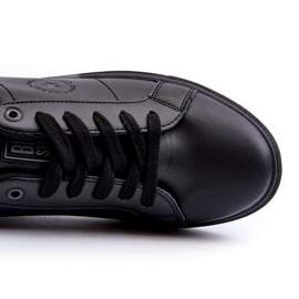 Muške niske tenisice od eko kože Big Star NN174284 crne crno 1