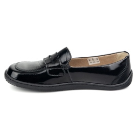 Olivier Bosonogi elegantni ženski minimalistički kožni loafers 1280 crno crna 1
