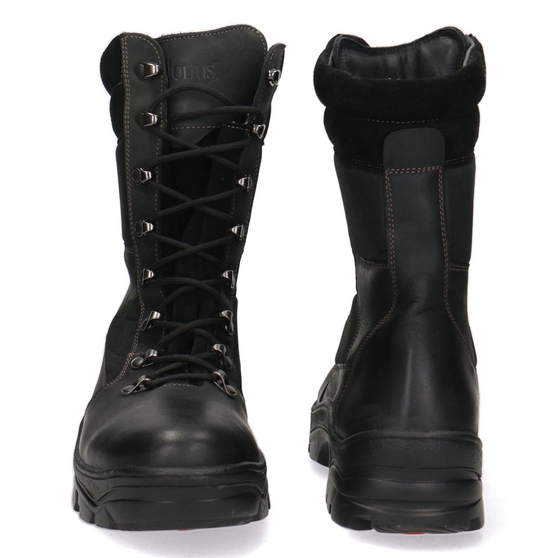 Kožna taktička trekking-myśliwskie pollonus crni 6-0128-001 muflon crno crno 1