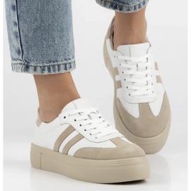 Filippo DP6841/24 kožne tenisice bijela 1