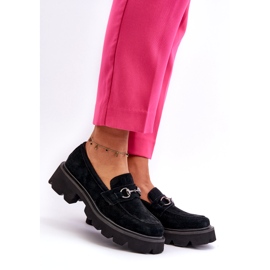 Vinceza Ženske kožne looferi crna antilop crna crna crno 1