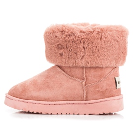 Bella Paris Mukluki s resama ružičasta 1