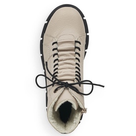 Ženske izolacijske čizme bež Rieker X3428-60 1