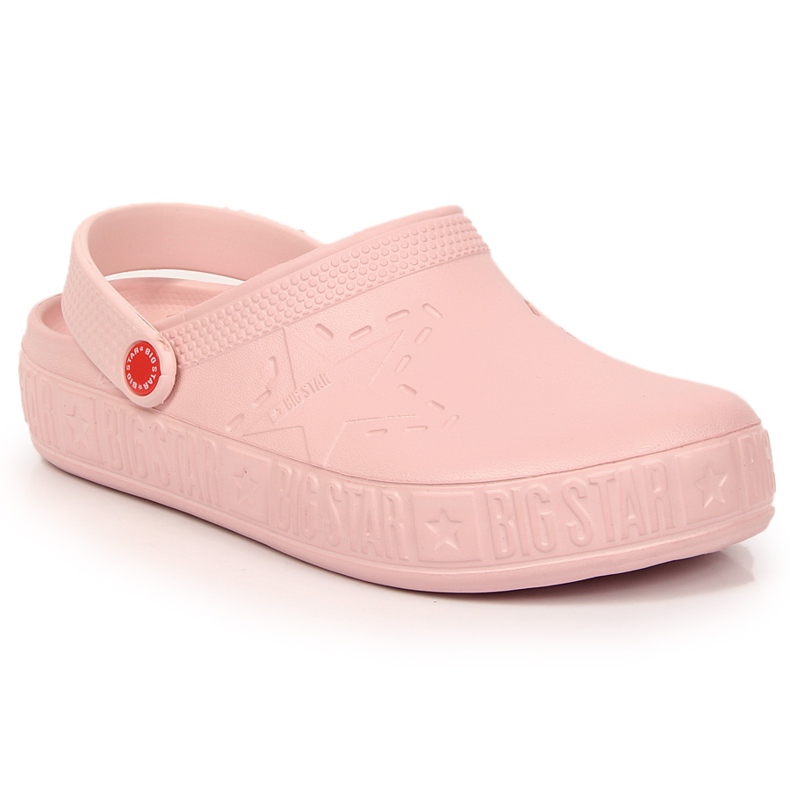 Ženske roze papuče kroks pink Big Star II275008 ružičasta 2