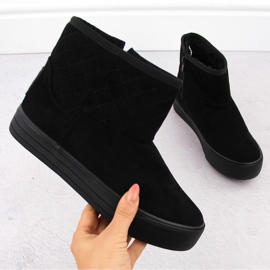 Ženske čizme za snijeg, mukluk, crne Big Star OO274A522 crno 1