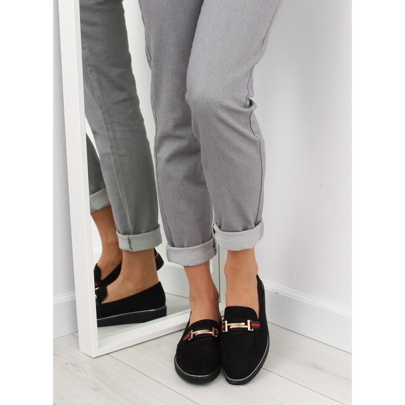 Crne Ženske mokasinke S0-204 crne crna 1