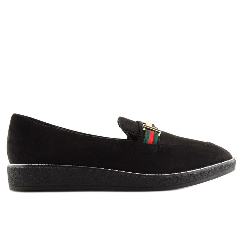 Crne Ženske mokasinke S0-204 crne crna 2