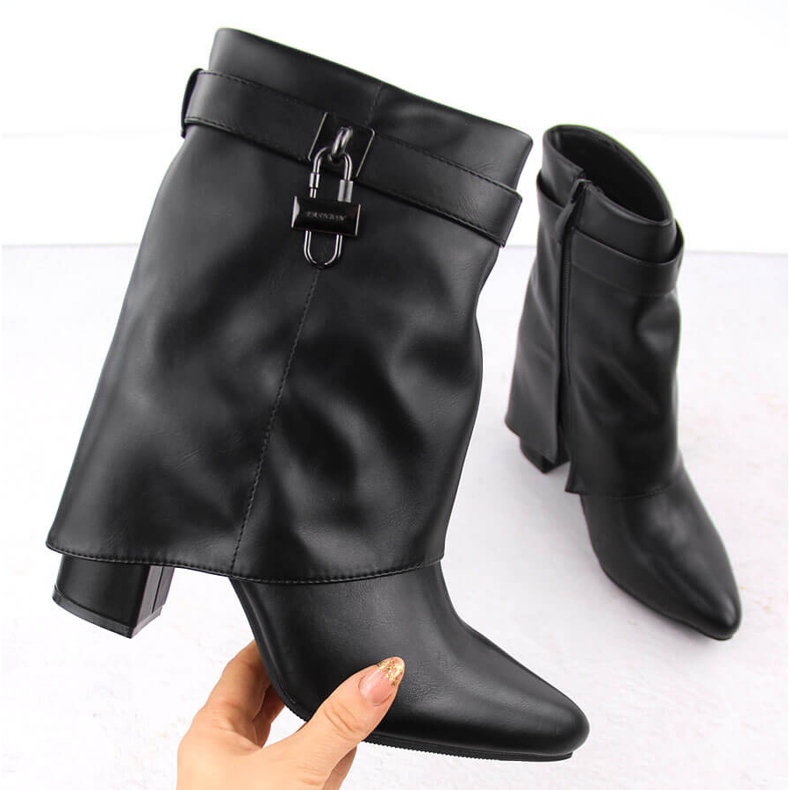 Ženske gležnjače, crne, Vinceza 16468 crno 1