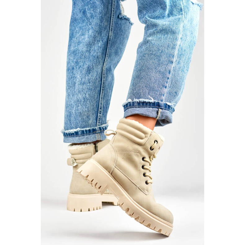 Ženske izolirane čizme, bež GD-TL51BE 1