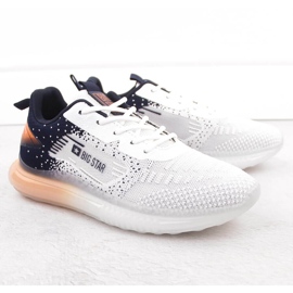 Big Star Velike i crne muške sportske cipele Velika zvijezda NN174474 bijela 1