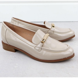 Ženske lakirane lakirane bež Potocki SZ12065 cipele 2