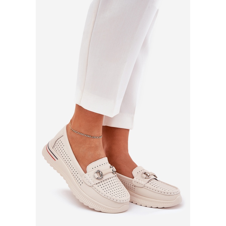 Openwork Vinceza 95331 Prirodni balerine bež 1