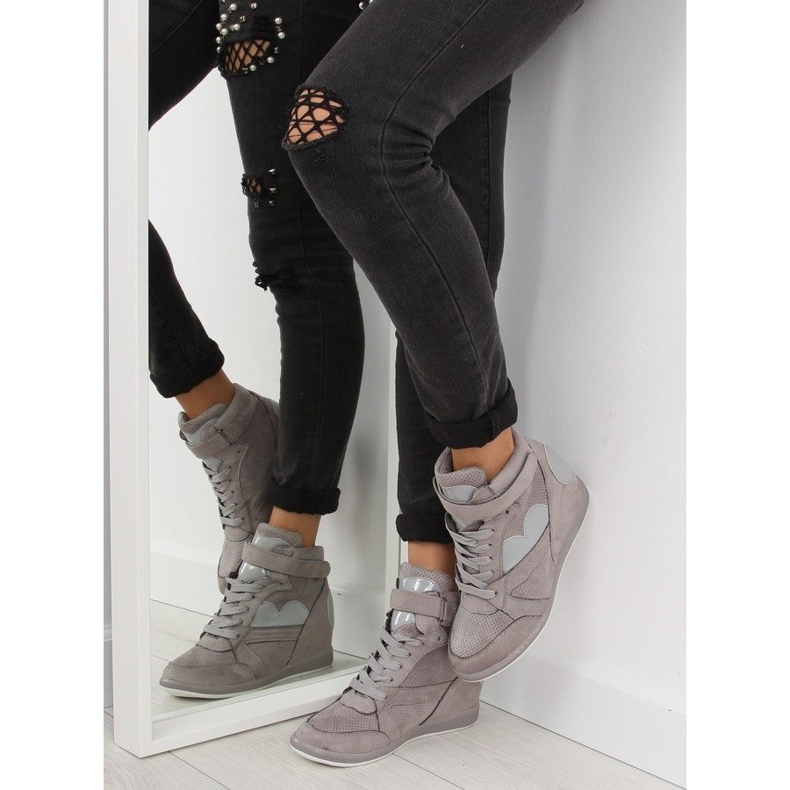 Siva Ženske sive tenisice 1542 sive 2