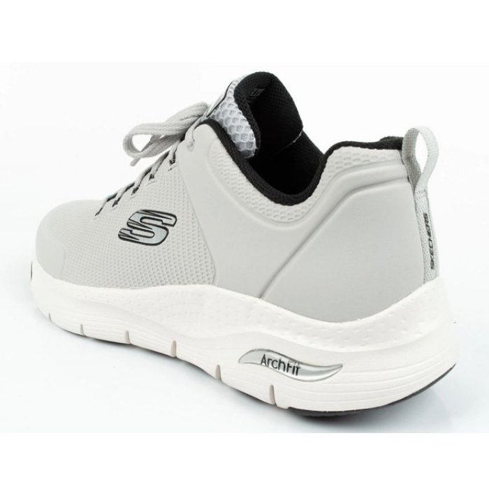 Muške sportske cipele Skechers Arch Fit 232200-LGBK siva 8