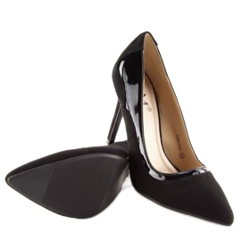 Crne ženske visoke potpetice 1522-133 Crna 2