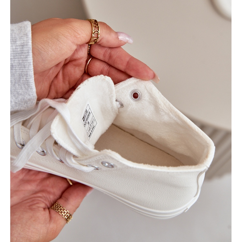 Ženske izolirane tenisice s Eco-košuljom Big Star OO274932 bijela 2