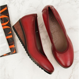 Crvene Vinceza pumpice na klin crvena 2