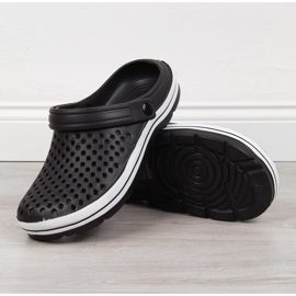 News NOVOSTI crne ažurne pjenaste papuče crno 1