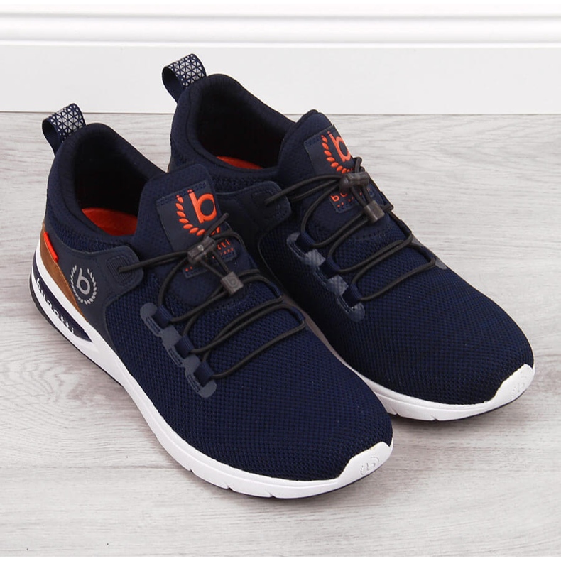 Muške sportske cipele Navy Blue Bugatti JJ153028 plava 1