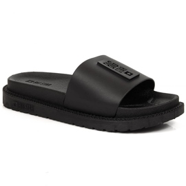 Ženske crne platform papuče Big Star LL274429 crno 2