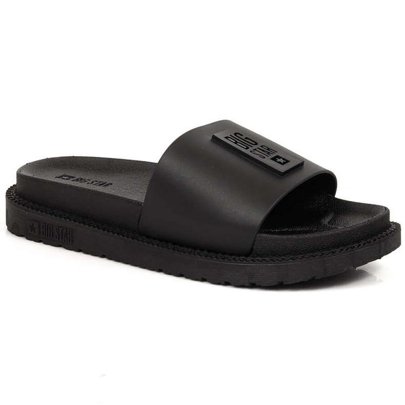 Ženske crne platform papuče Big Star LL274429 crna 2