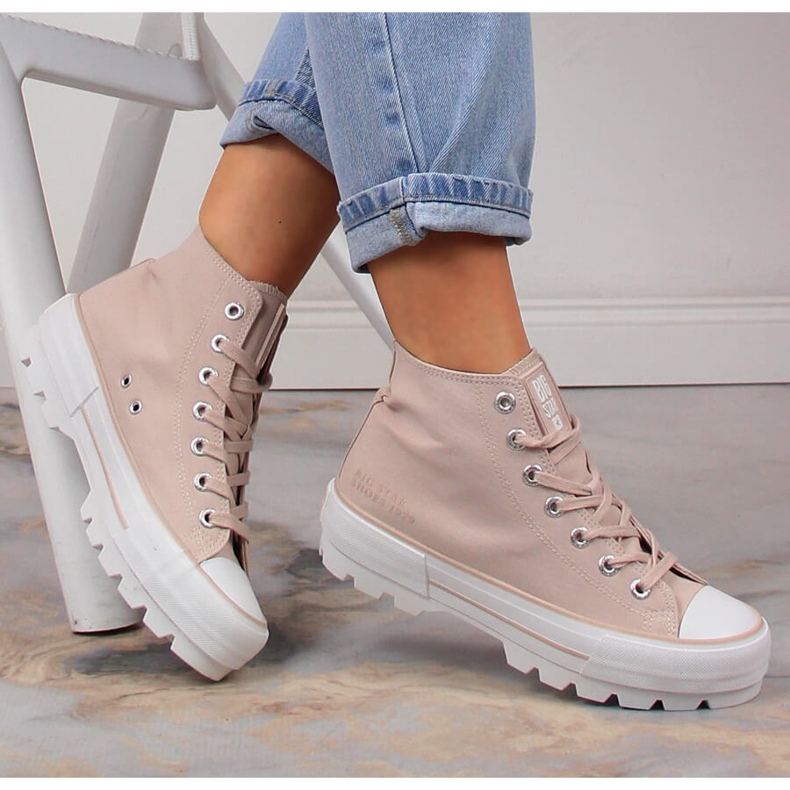 Nude Big Star ženske tenisice LL274157 bež 1