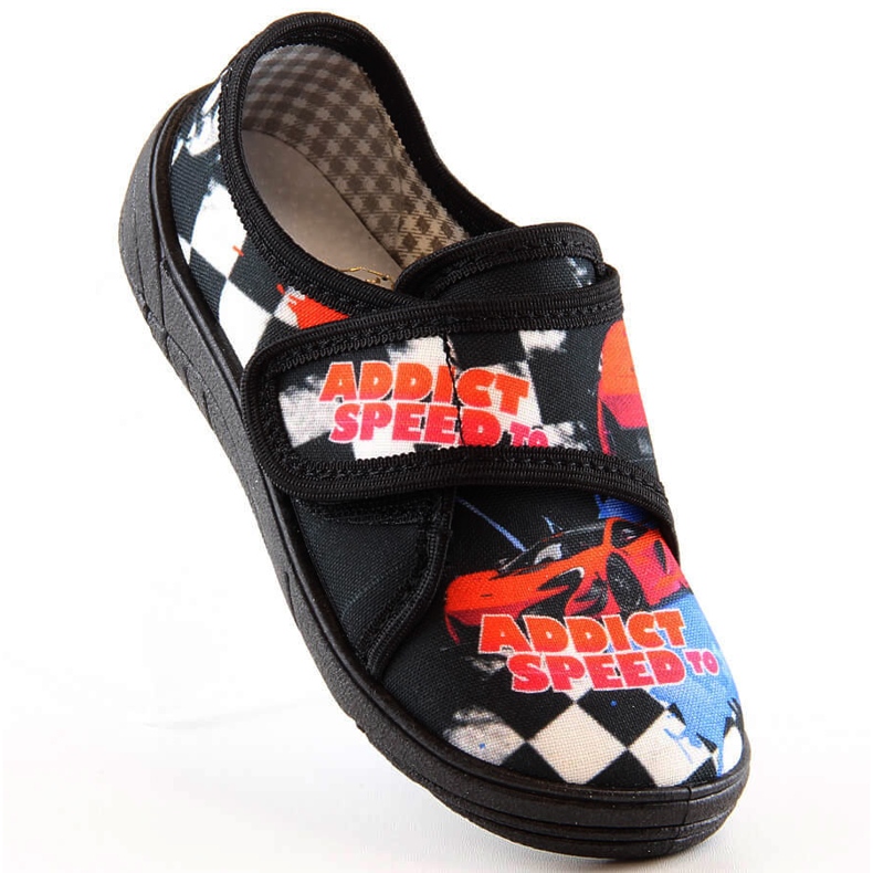 Crne Nazo N019SAW tenisice za dječake za vrtić i školu crna 1