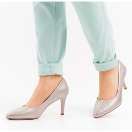 Ženske zlatne cipele Sergio Leone 1336 zlatni 1