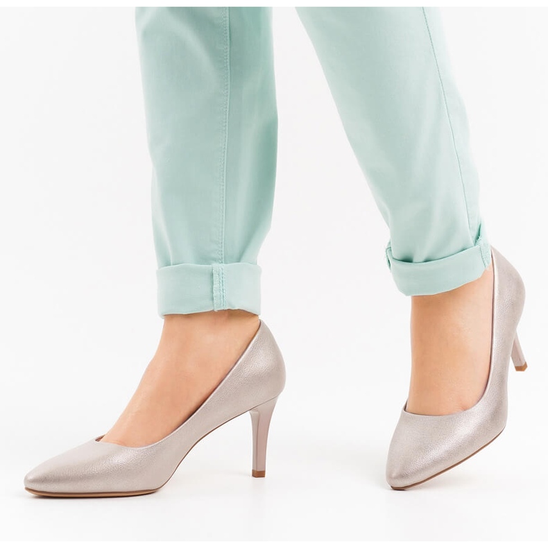 Ženske zlatne cipele Sergio Leone 1336 zlatni 1