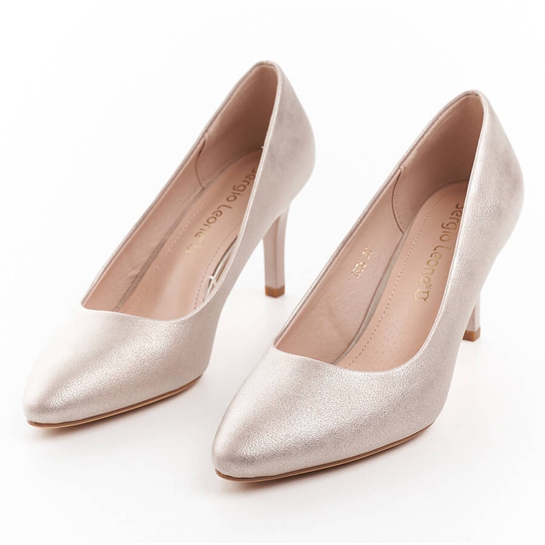 Ženske zlatne cipele Sergio Leone 1336 zlatni 2