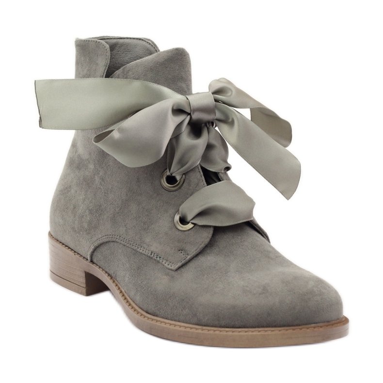 Ženske čizme Sergio Leone 300 sive boje siva 1