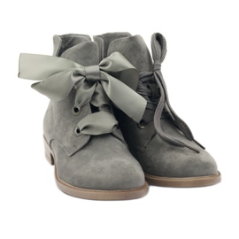 Ženske čizme Sergio Leone 300 sive boje siva 4