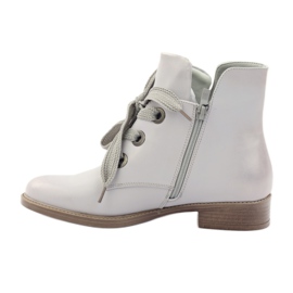 Čizme Sergio Leone 300 srebrne metalik siva 2