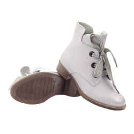 Čizme Sergio Leone 300 srebrne metalik siva 3